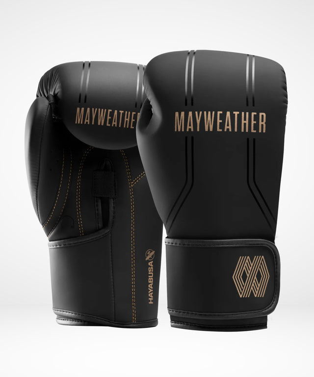 Gants de boxe Hayabusa x Mayweather Contender – Noir/Or