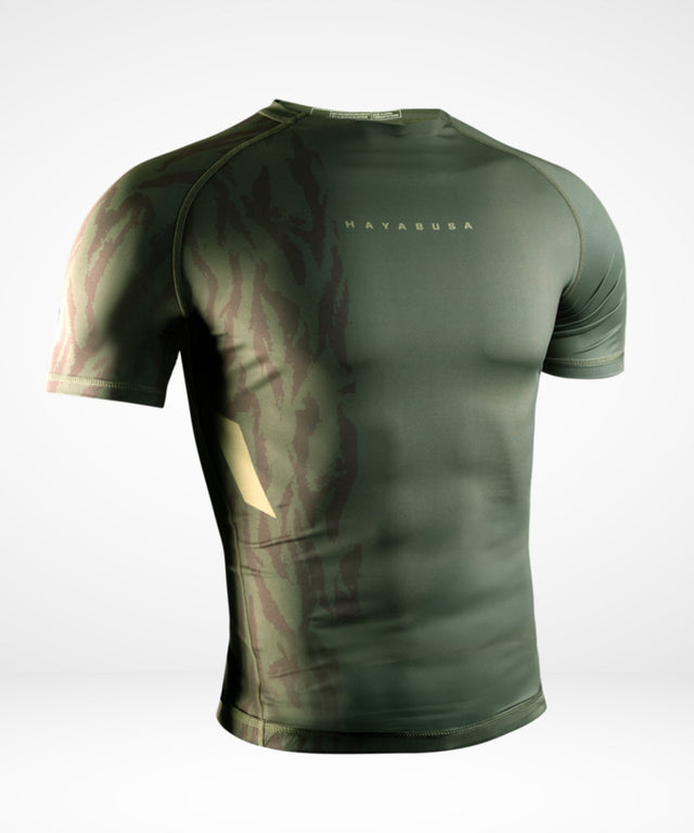 Rashguard Hayabusa Apex Mâneci Scurte – Verde Tactic