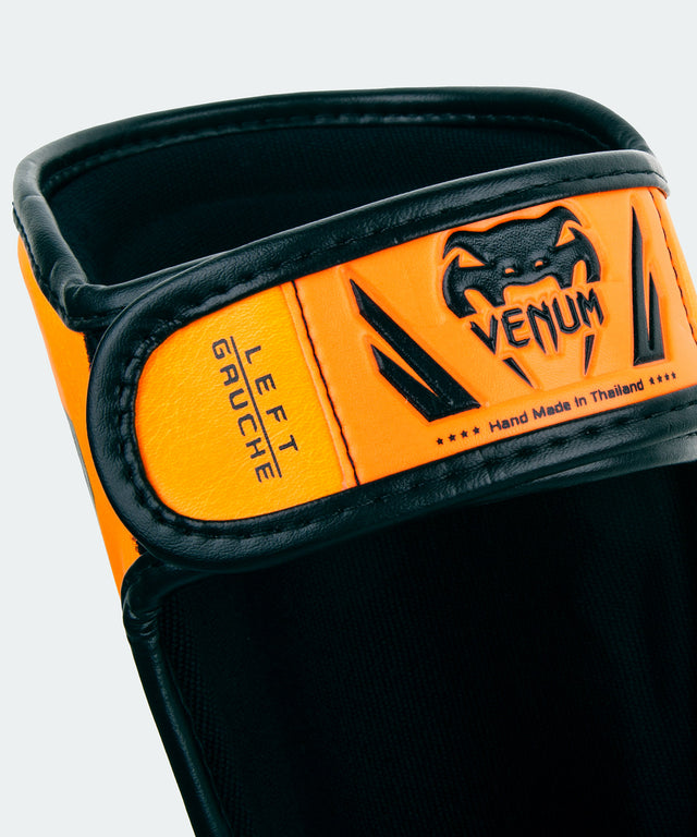 Protège-tibias Venum Elite Enfant – Neon Orange
