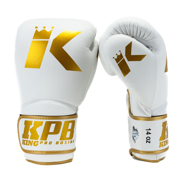 Gants de boxe King Pro Boxing BGK – Blanc/Or