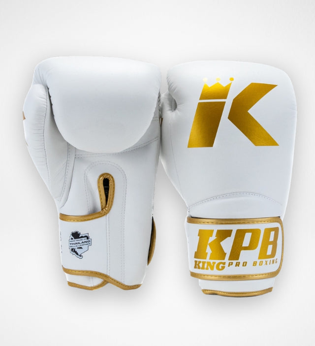 Gants de boxe King Pro Boxing BGK – Blanc/Or