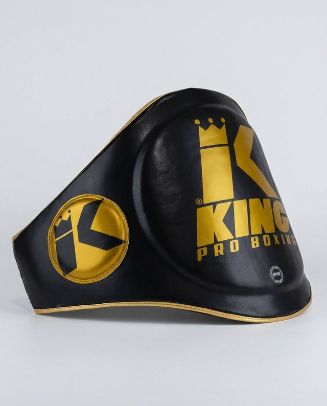 King Pro Boxing Magskydd - Svart/Guld