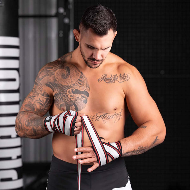 Bandaże bokserskie Phantom Athletics MT-Pro – Czerwone