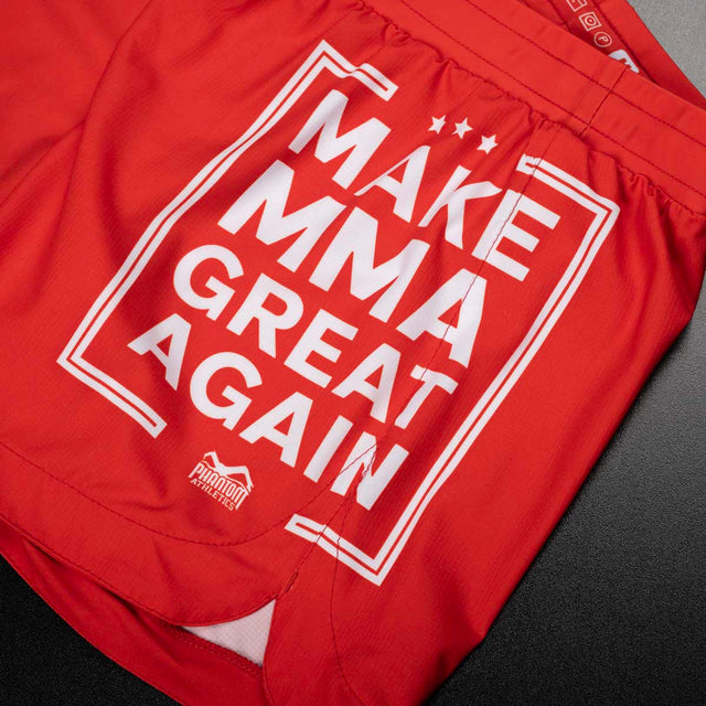 Phantom Athletics MMA Shorts Fusion-R Make MMA Great Again - Rood