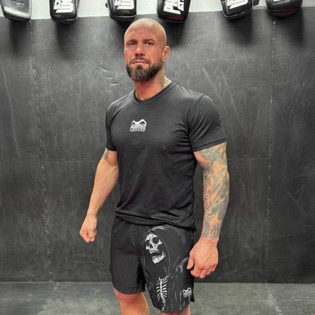 Calções de MMA Phantom Athletics Fusion-R The Hollow – Preto/Cinzento