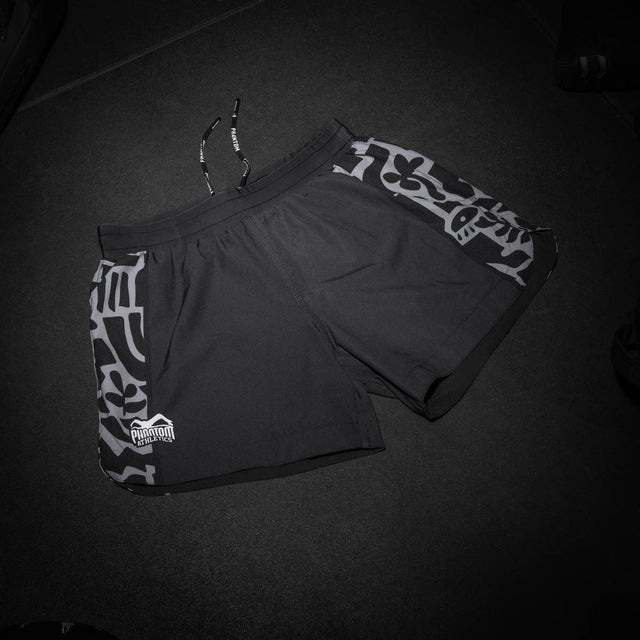 Phantom Athletics MMA-Shorts Fusion-R Groundgame – Schwarz/Grau