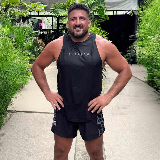 Phantom Athletics MMA-Shorts Fusion-R Groundgame – Schwarz/Grau
