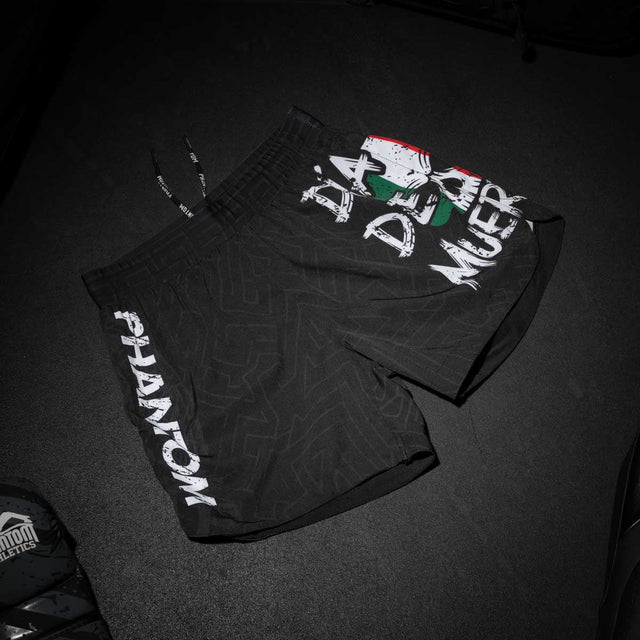 Pantalones de MMA Phantom Athletics Fusion Mexico – Negro/Gris