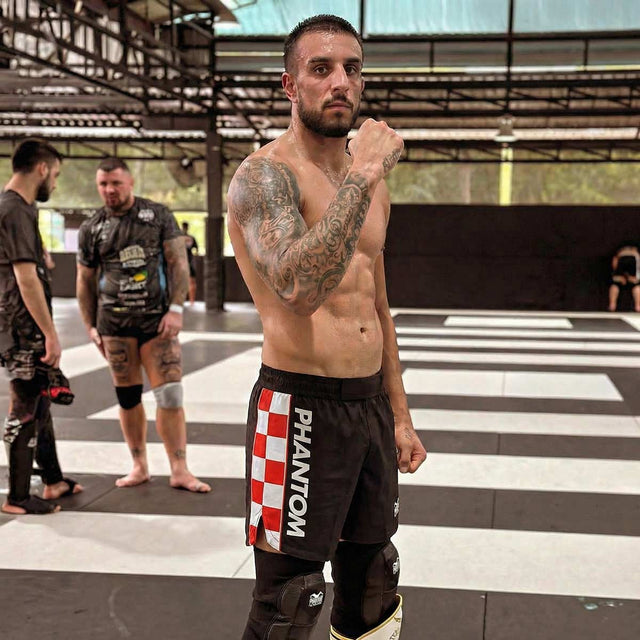 Pantaloncini MMA Phantom Athletics Fusion-R Team Croatia – Nero