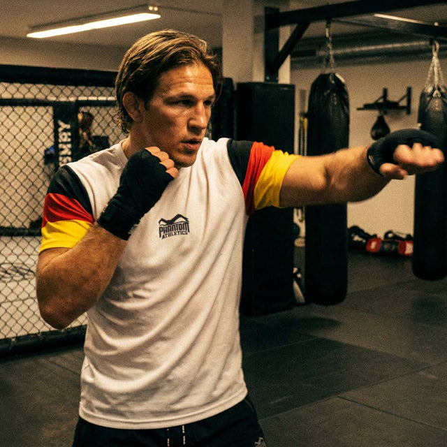 T-shirt Phantom Athletics EVO+ Team Germany – Bianco/Nero/Rosso/Oro