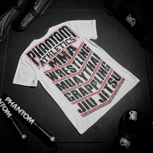 Tricou Phantom Athletics EVO MMA Sports – Alb