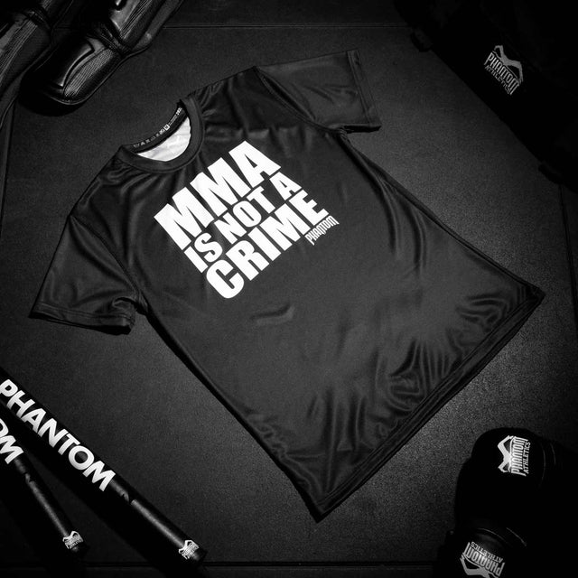Triko Phantom Athletics EVO MMA Is Not A Crime – Černé