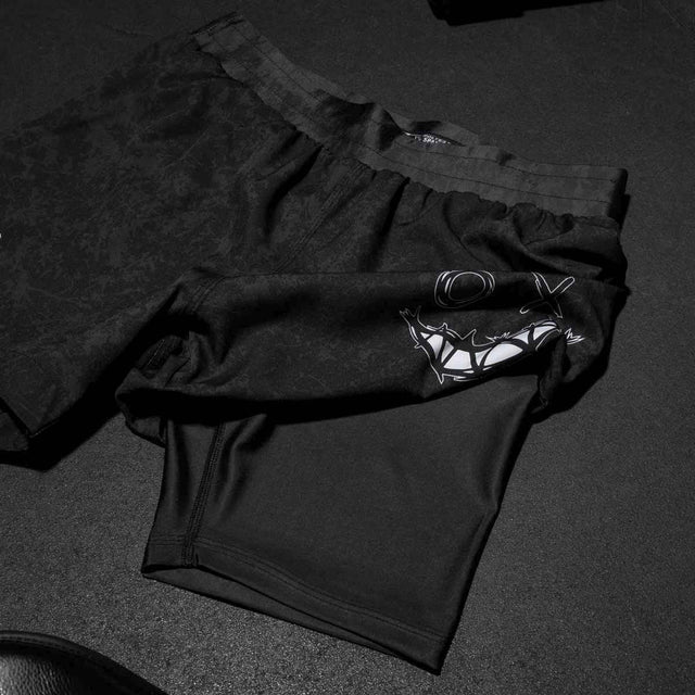 Phantom Athletics MMA-Shorts Fusion 2in1 Serious – Schwarz