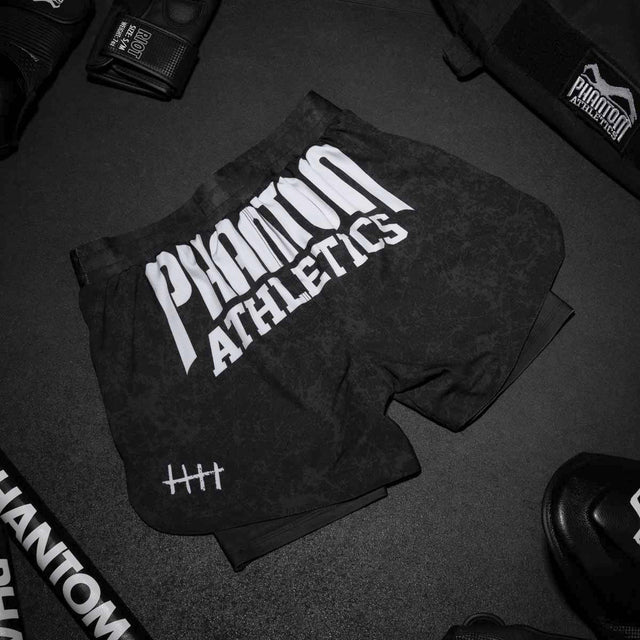 Phantom Athletics MMA-Shorts Fusion 2in1 Serious – Schwarz