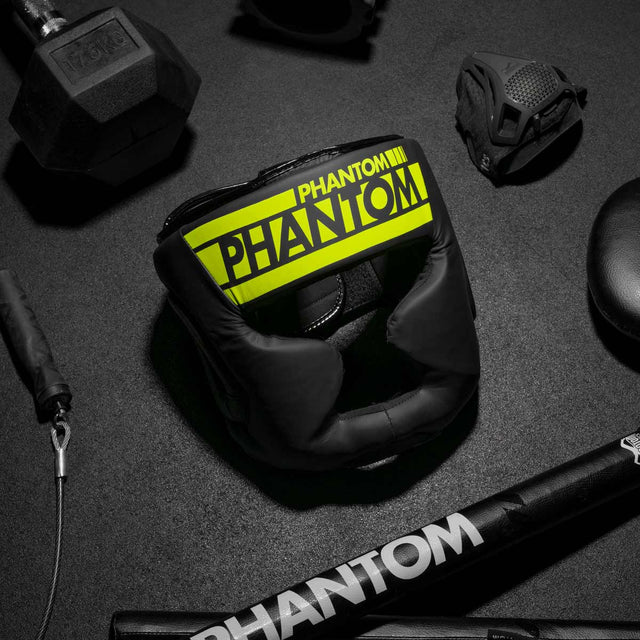 Phantom Athletics Kopfschutz Apex Full Face – Schwarz/Neon