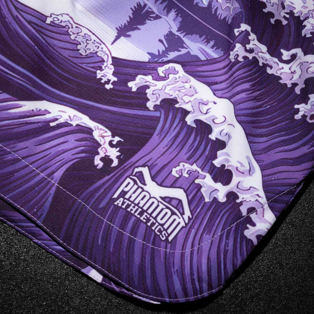 Spodenki MMA Phantom Athletics FUSION-R Tsunami – Fioletowe