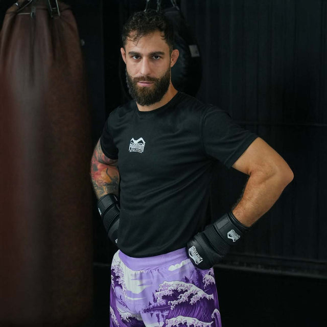 Spodenki MMA Phantom Athletics FUSION-R Tsunami – Fioletowe