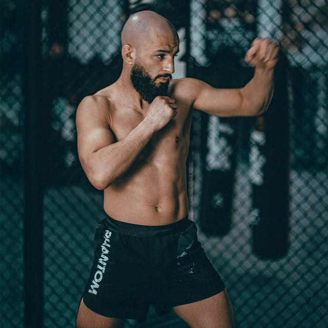 Pantalones de MMA Phantom Athletics Fusion-R Werewolf – Negro/Gris