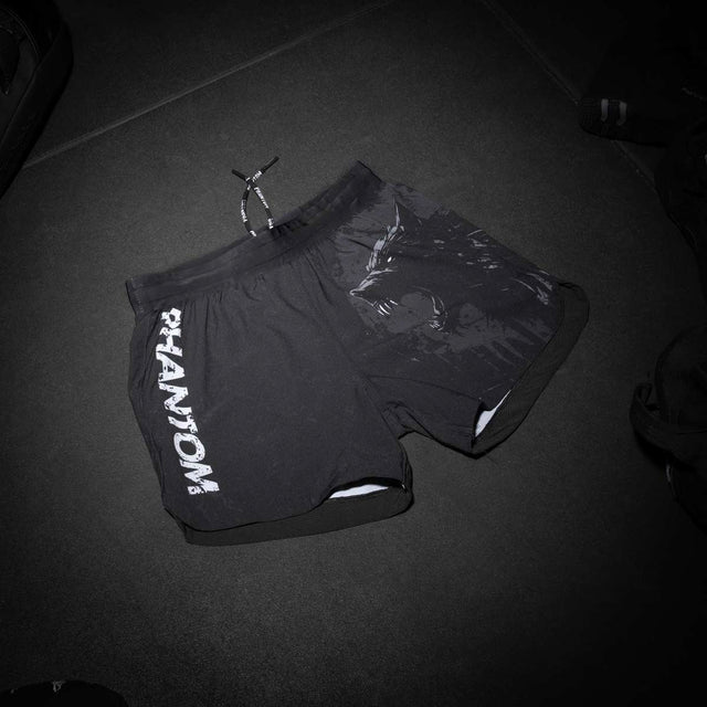 Pantalones de MMA Phantom Athletics Fusion-R Werewolf – Negro/Gris