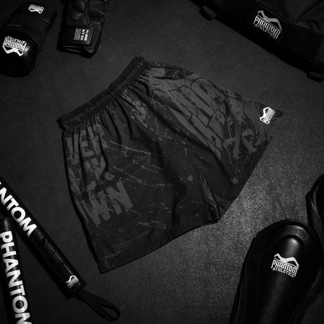 Phantom Athletics MMA-Shorts EVO Germany – Schwarz/Rot/Gold