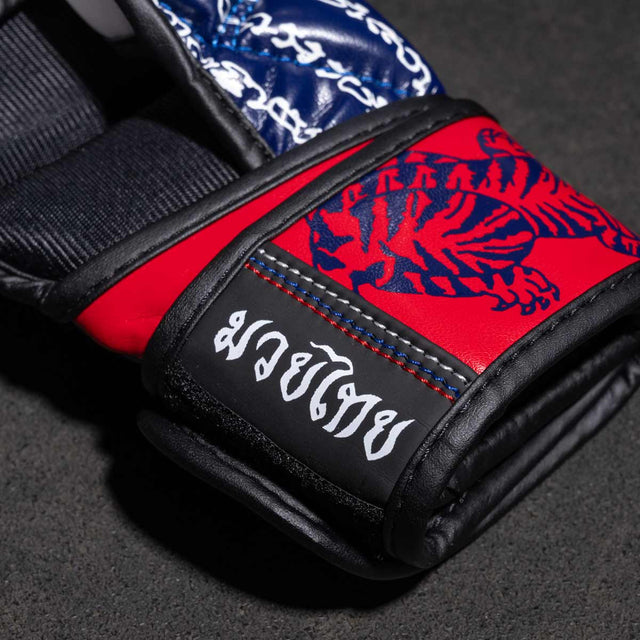MMA sparingové rukavice Phantom Athletics Muay Thai – Modré