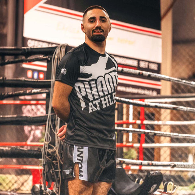 Calções de Muay Thai Phantom Athletics Apex – Preto/Branco