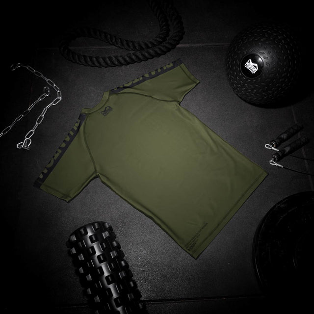 Phantom Athletics Rashguard EVO Apex Korta Ärmar – Armé