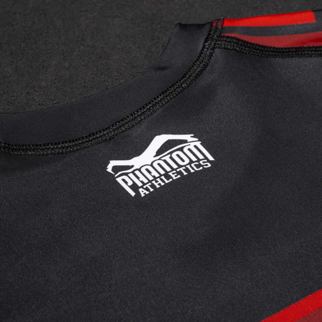 Rashguard Phantom Athletics EVO Apex Krótki Rękaw – Czerwony