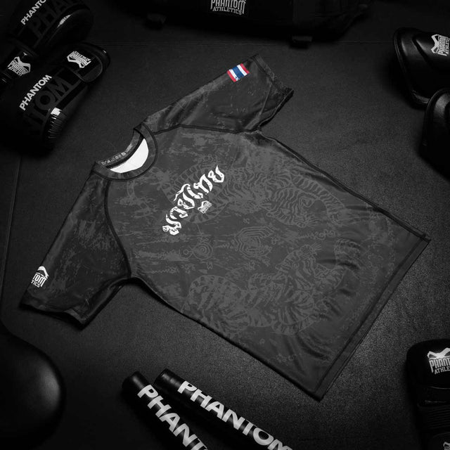 Rashguard Phantom Athletics Muay Thai – Nero/Grigio