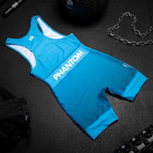 Uniforme de lucha Phantom Athletics Apex - Azul