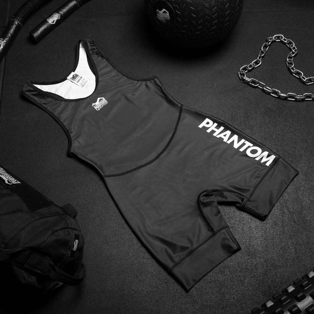 Maiou de lupte Phantom Athletics Apex – Negru