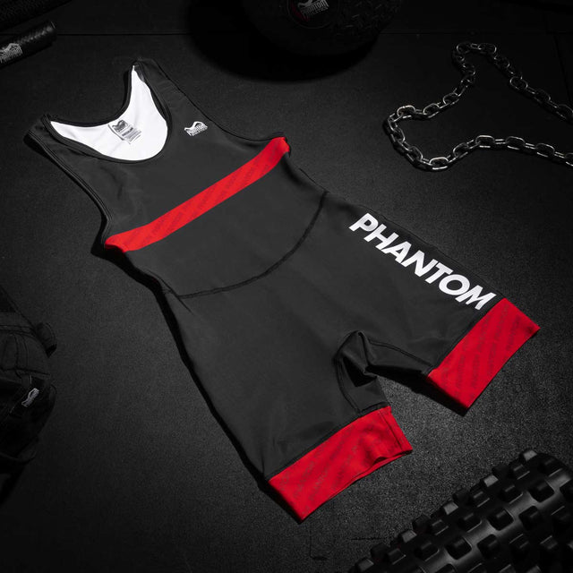 Canotta da lotta Phantom Athletics Raptor Bambini - Rosso/Blu