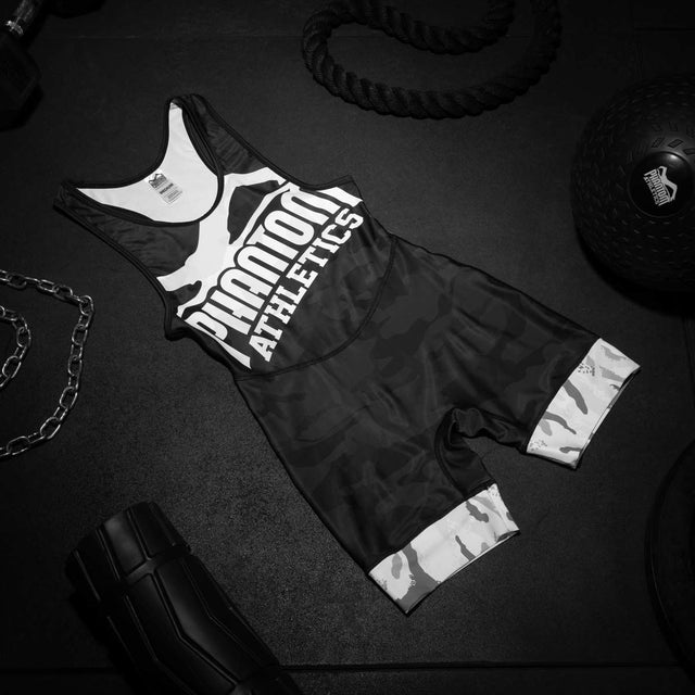 Mono de lucha Phantom Athletics Warfare – Negro/Camuflaje urbano