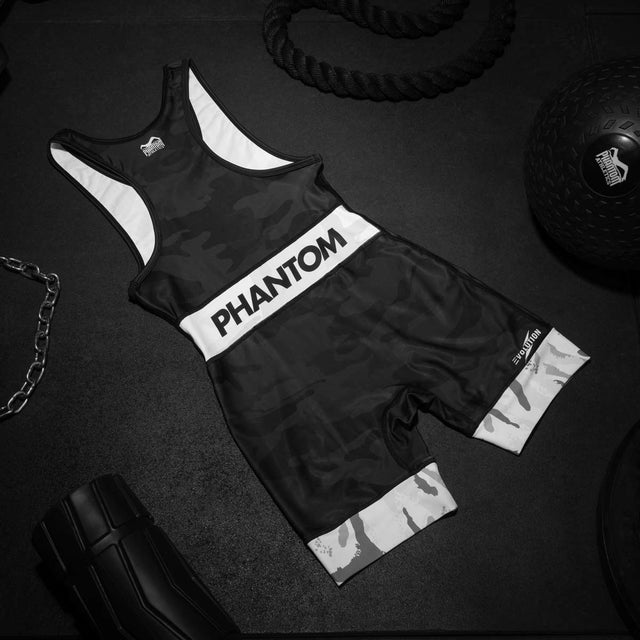 Mono de lucha Phantom Athletics Warfare – Negro/Camuflaje urbano