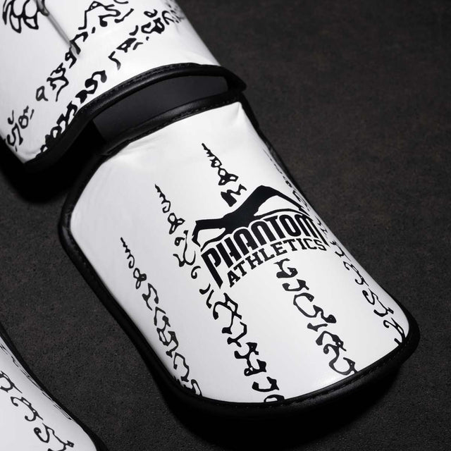Phantom Athletics Shin Guards Muay Thai – White