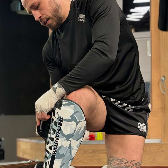 Protège-tibias Phantom Athletics APEX Striking – Winter Camo