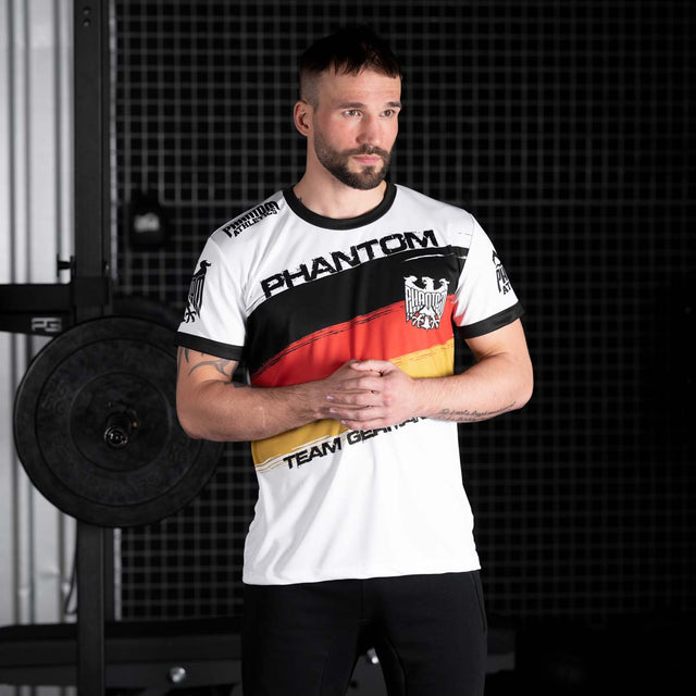 Koszulka treningowa Phantom Athletics EVO Germany – Biała
