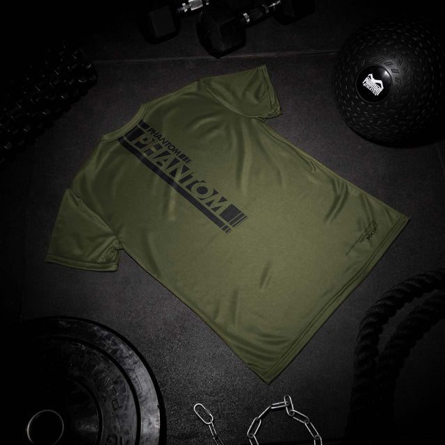 Phantom Athletics Tréninkové tričko EVO Apex – Army