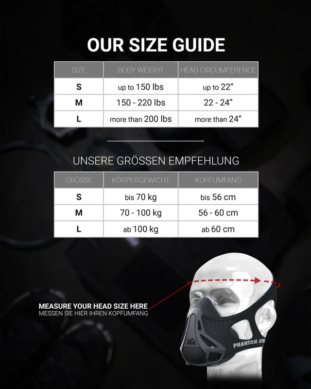 Phantom Athletics Træningsmaske – Sort