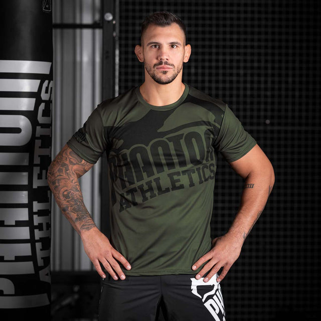 T-shirt d'entraînement Phantom Athletics EVO Supporter – Vert foncé