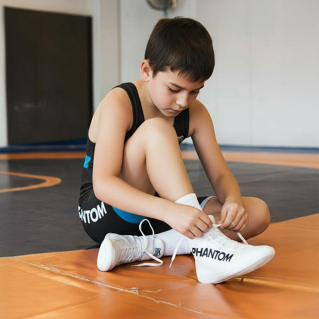 Botas de lucha Phantom Athletics Combat Niños - Blanco