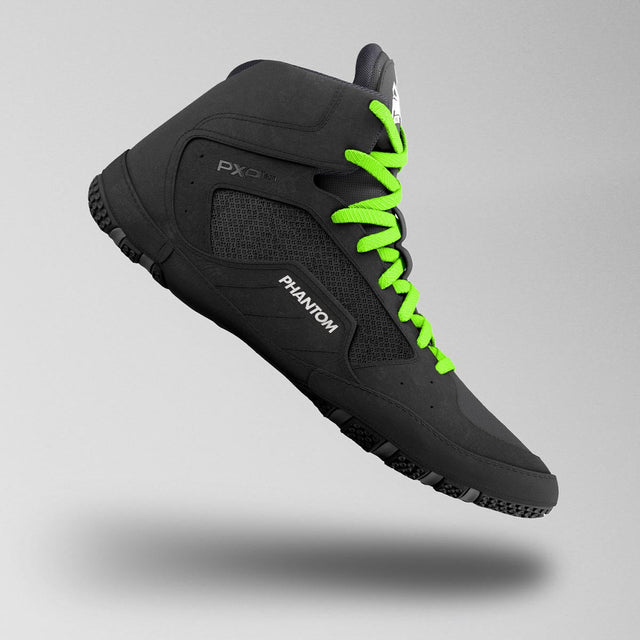 Buty zapaśnicze Phantom Athletics Tactic – Czarny/Neon Zielony
