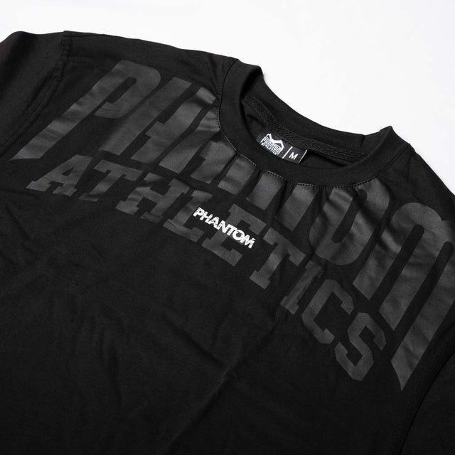 Tricou Phantom Athletics Supporter Oversize – Negru