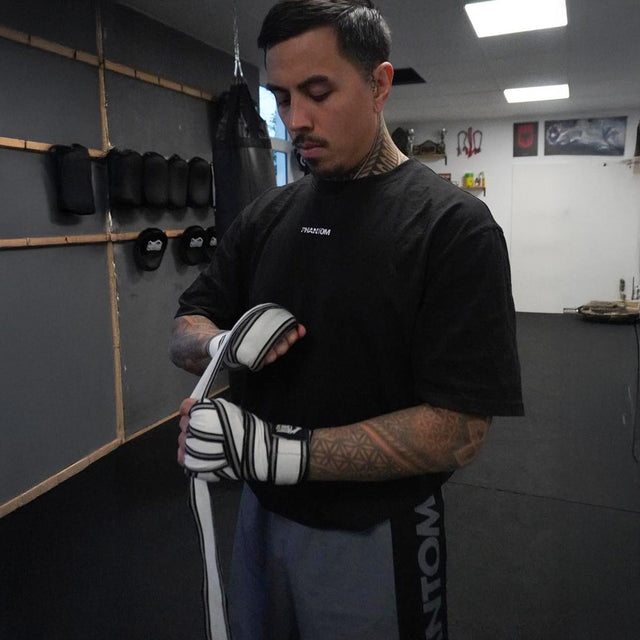 Bende da boxe Phantom Athletics MT-Pro – Nero