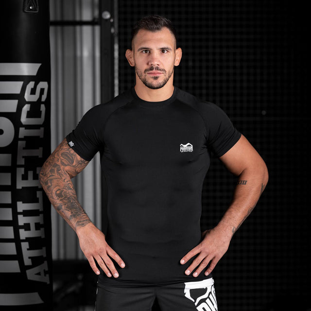 Rashguard Phantom Athletics Tactic Manica Corta - Nero