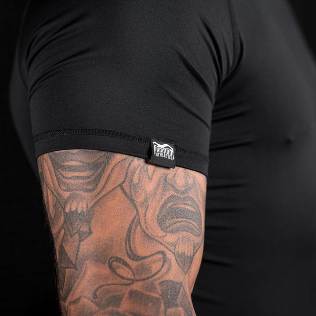 Rashguard Phantom Athletics Tactic Manica Corta - Nero