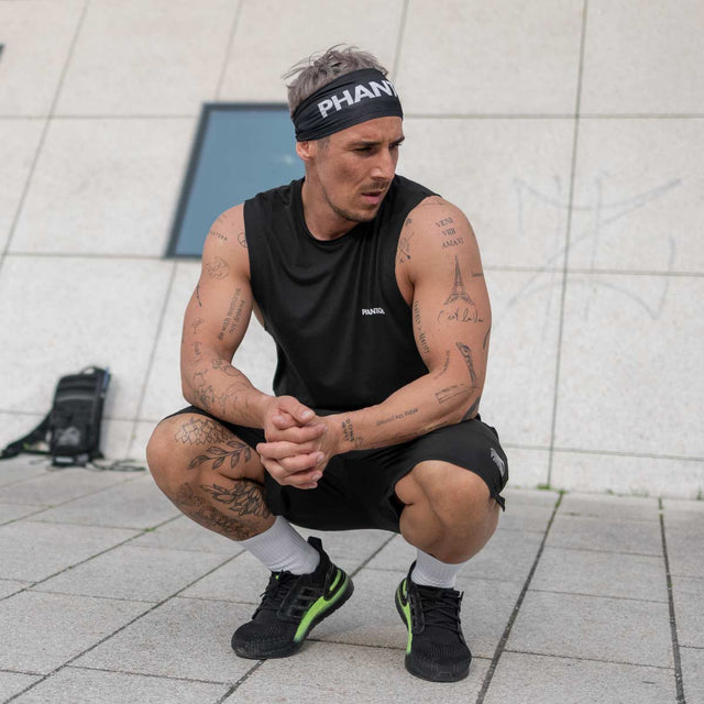 Cinta para la cabeza Phantom Athletics Zero - Negro/Blanco