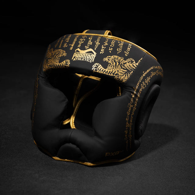 Casco Muay Thai Phantom Athletics – Nero/Oro