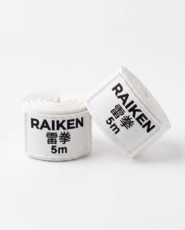 Bandaże bokserskie Raiken KAZE – Białe