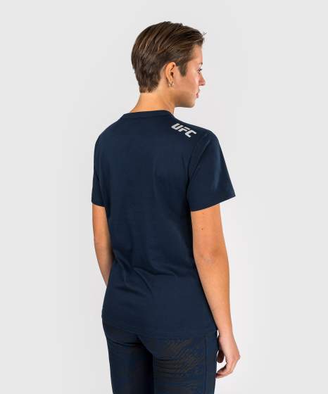 Venum UFC T-Shirt til kvinder Fusion Fight Week – Navy Blå